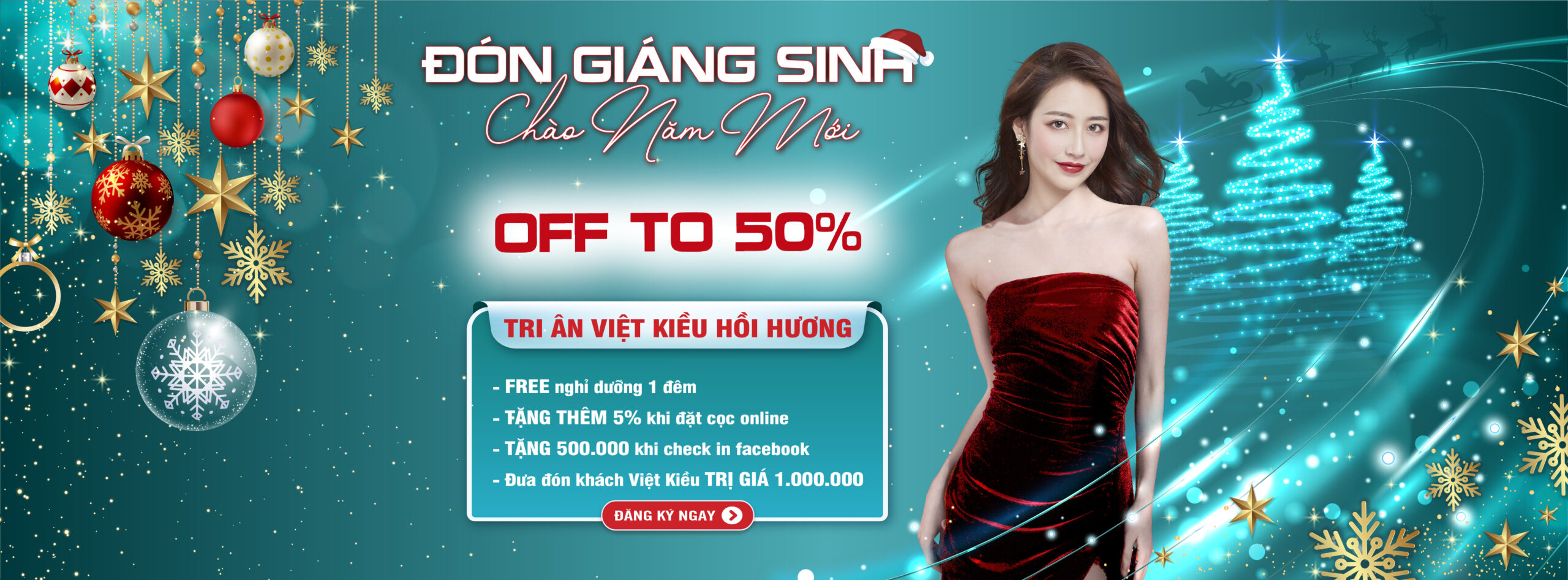 Ưu đãi tháng 12 - “Đón giáng sinh - Chào năm mới” OFF 50%