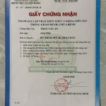 Bác sĩ An - chứng nhận bệnh viện tai mũi họng