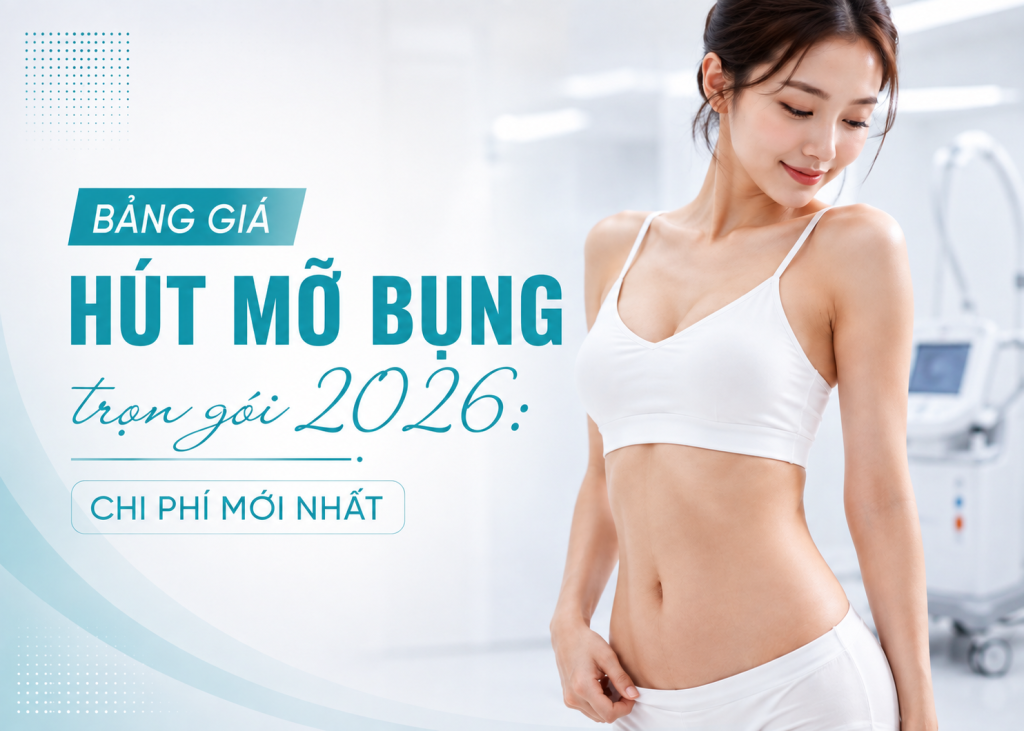 Bảng giá hút mỡ bụng trọn gói 2026: Chi phí mới nhất