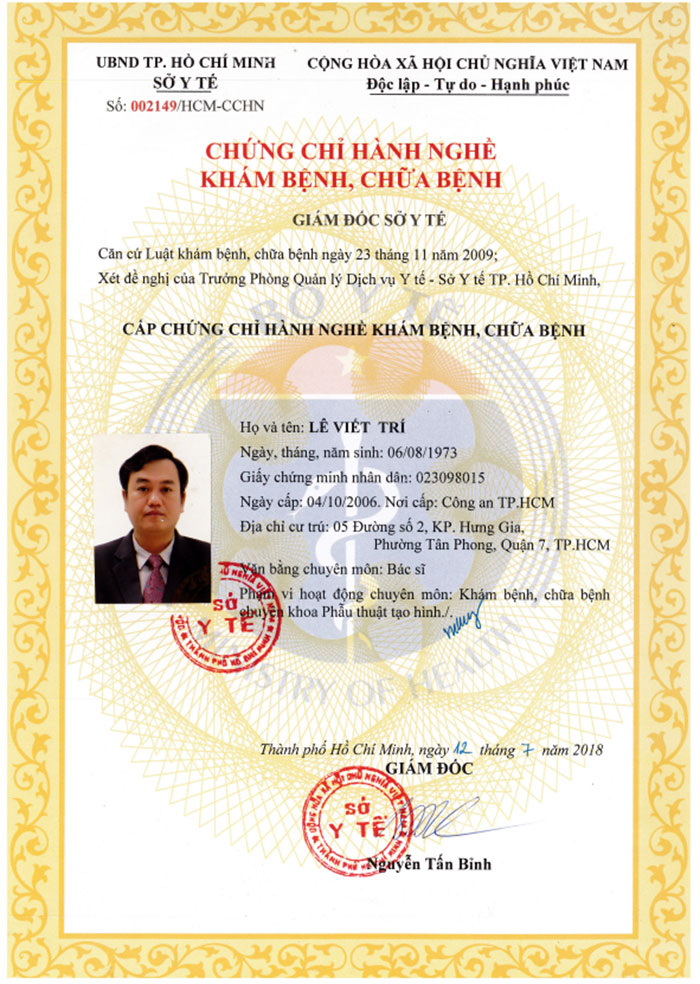 Chứng chỉ hành nghề