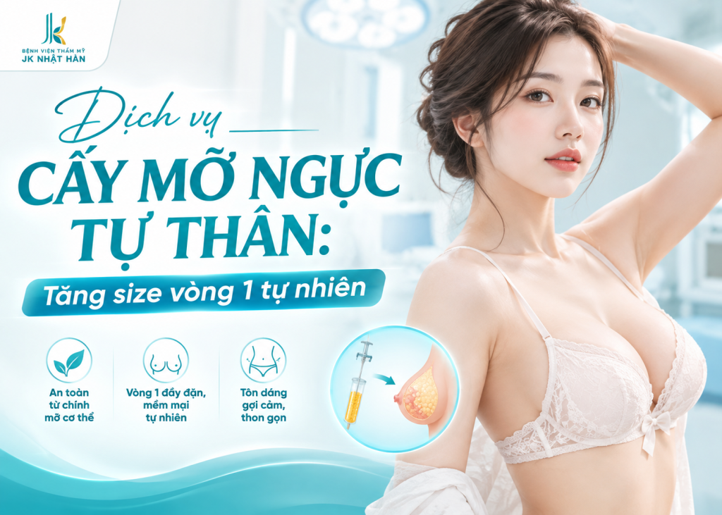 Dịch vụ cấy mỡ ngực tự thân: Tăng size vòng 1 tự nhiên