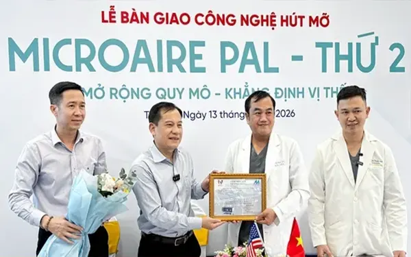 Công nghệ hút mỡ Microaire pall - thanhnien.vn